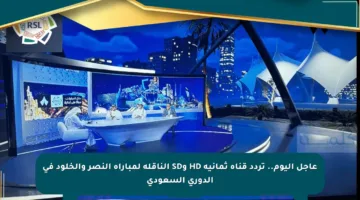 عاجل اليوم.. تردد قناة ثمانية HD وSD الناقلة لمباراة النصر والخلود في الدوري السعودي